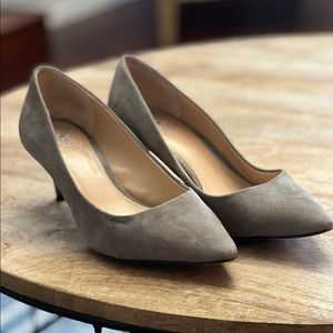 Suede Gray Vince Camuto Pumps